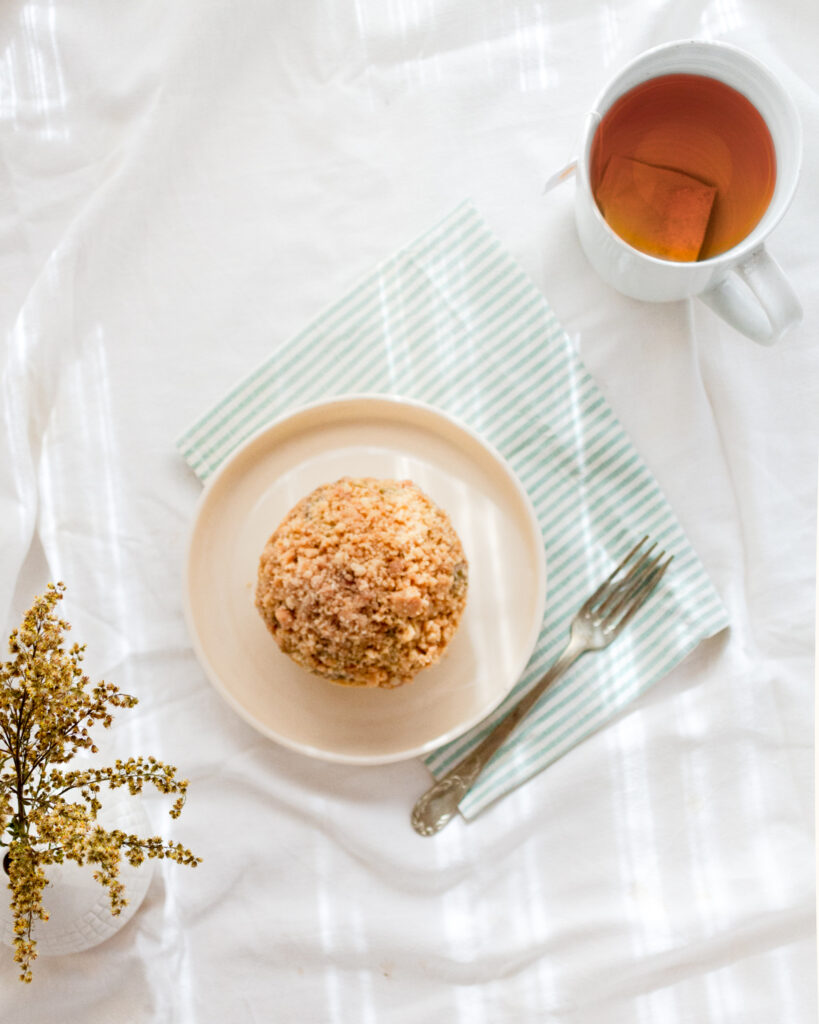 receta crumble de manzana