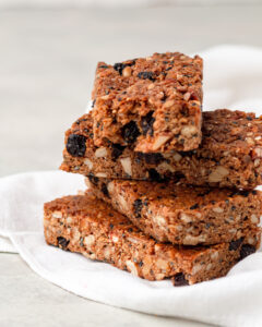 Barra de cereal casera